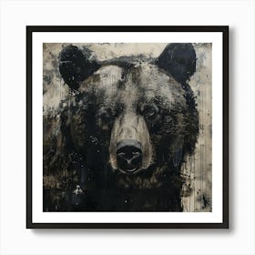 'Black Bear' Art Print