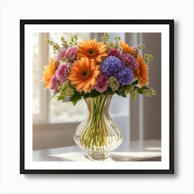 Bouquet Of Flowers Art Print