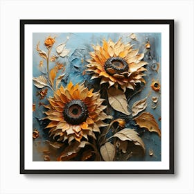 Flower of Sunflowers Art Print