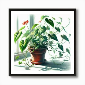 Potted Plant 8 Art Print