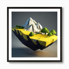 3d Landscape Art Print