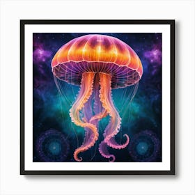 Jellyfish In Space 1 Poster