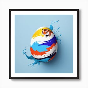 Multi Colored Egg(1) Art Print
