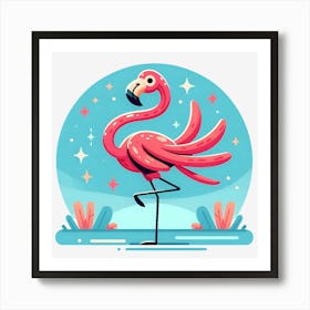 Flamingo Bird Animal Art Print