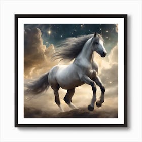 Horse In The Sky Art Print