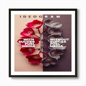 Ideagram With Success Without Success Fuel Media Art Print