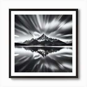 Teton Mountain Art Print