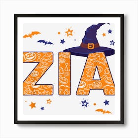 Italian Aunt Zia Halloween Witch Cute Auntie Italy Art Print