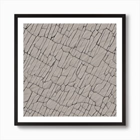 Cracked Concrete Texture 1 Art Print