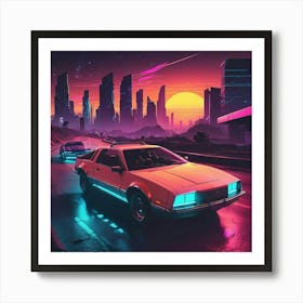 Back To The Future 7 Art Print