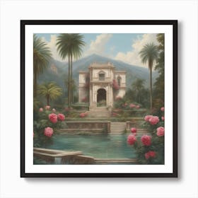 Rose Garden Art Print