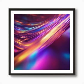 Abstract Light Art Print