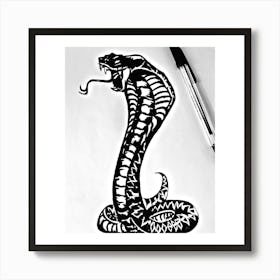 Cobra Tattoo Art Print