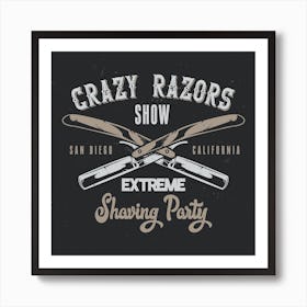 Crazy Razors Show Affiche