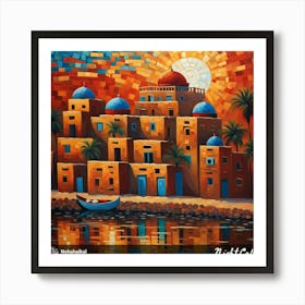 Egyptian Sunset Art Print