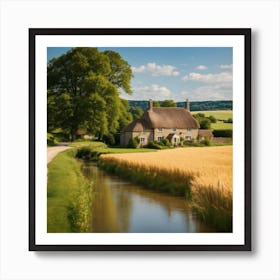 Cotswold Countryside Art Print