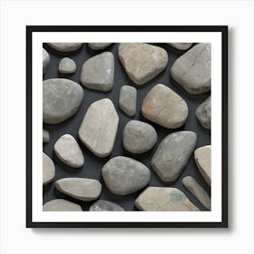 Pebbles 19 Art Print