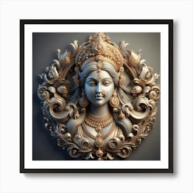 Hindu Goddess 4 Art Print