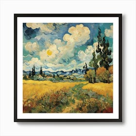 Landscape Vincent Van Gogh Art Print 1 Art Print