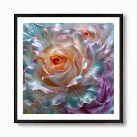 Pastel Roses Art Print