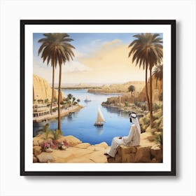 Egyptian Landscape Art Print