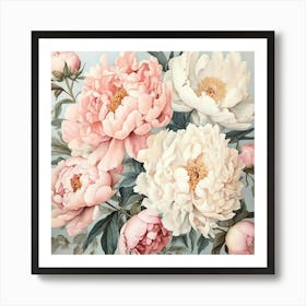 Peonies 8 Art Print