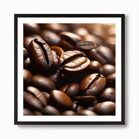 Coffee Beans 111 Art Print