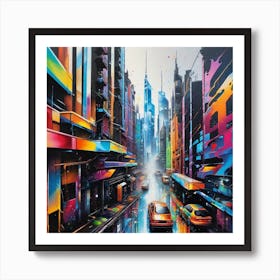 Cityscape 83 Art Print