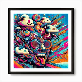 Psychedelic Art 35 Art Print