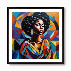 Afro-American Woman 1 Art Print