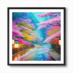 Cherry Blossoms 5 Art Print