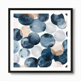 Watercolor Circles 8 Art Print