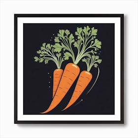 Carrots 43 Art Print