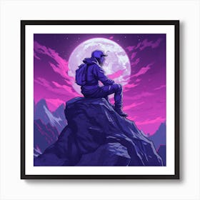 Full Moon In The Sky Art Print