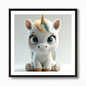 Cute Unicorn 838 Art Print