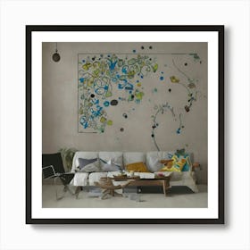Modern Living Room 1 Art Print