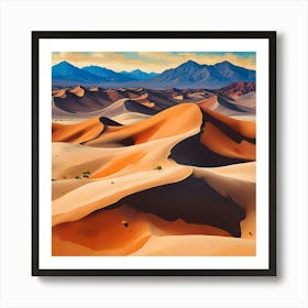 DEATH VALLEY SAND DUNES Poster