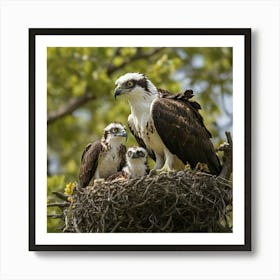 Osprey Nest Art Print