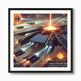 A Futuristic Science Fiction Depiction Of Ignis Ca Dominance Art Print