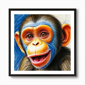 Chimpanzee 18 Art Print