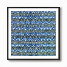 Blue Irises Art Print