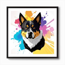 Australian Shepherd Art Print