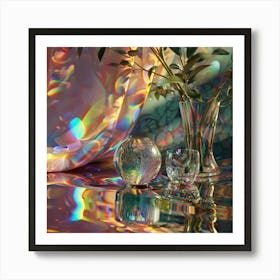 Holographic Reflections 1 Art Print