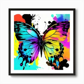 Colorful Butterfly 113 Art Print