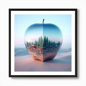 Apple In The Desert 2 Art Print