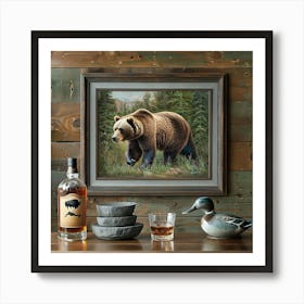 Grizzly Bear Art Print