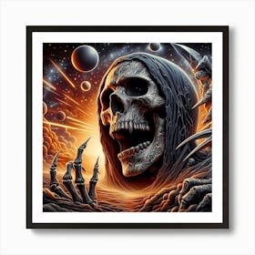 Skeleton 4 Art Print