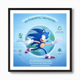 Sonic The Hedgehog 15 Art Print