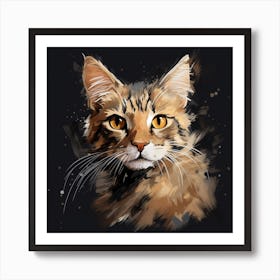 Beloved cat Art Print