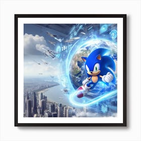 Sonic The Hedgehog 54 Art Print